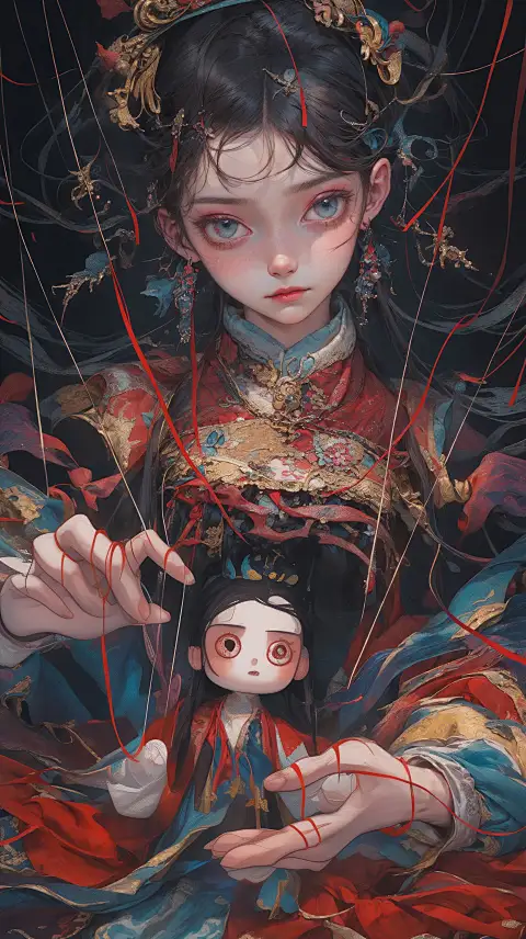 《心迷宫》策展卡片配图